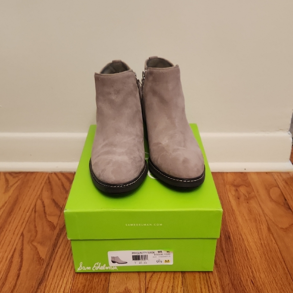 Sam Edelman Taupe Ankle Booties